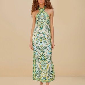Farm rio tropical halter dress